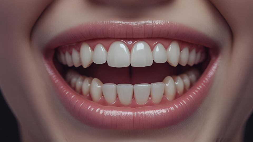 Íny az álomban jelentése Egy széles mosoly, amely felfedi a fehér fogakat és az ínyt.