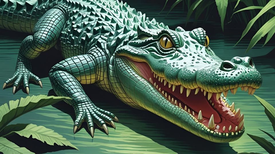 Krokodilról álmodni mit jelent? A krokodil az álomban erőt és veszélyt szimbolizál, emlékeztet életed kihívásokkal teli útjára és belső erődre.