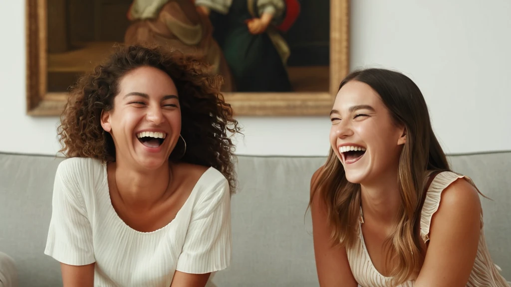 A nevetés az álomban gyakran a belső harmónia jele. Lelki békét és pozitív életszemléletet tükrözhet.