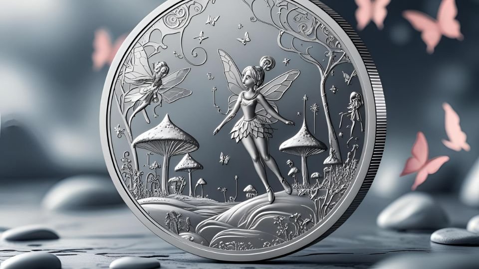 Ezüstérme álomban - jelentés és értelmezés Ezüstérme, tündérekkel és gombákkal díszítve, álomszerű háttérben.