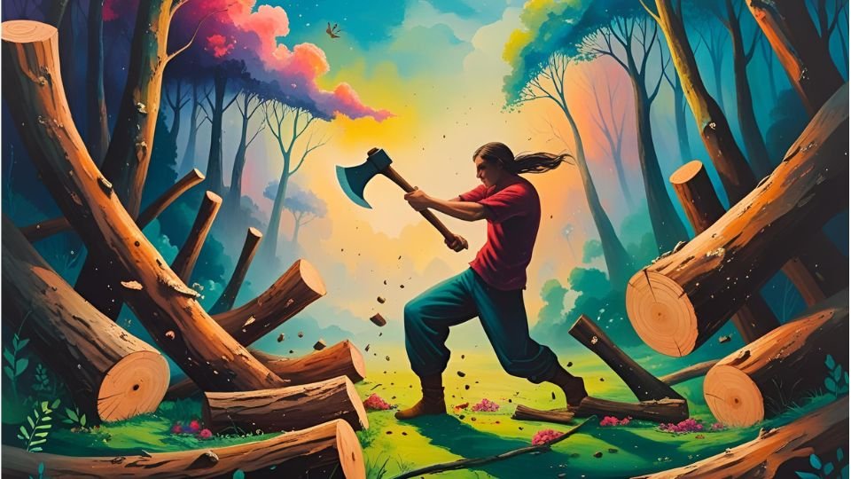 A fa vágása álomban mély szimbolikus jelentéssel bír: átalakulás, személyes fejlődés és belső változások folyamatát jelezheti.